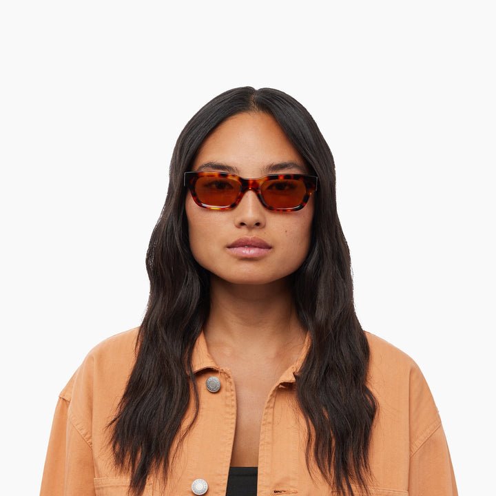 Zed / Red Havana Acetate & Orange Lens - Shade Files