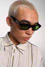 Zed x Keith Haring / Black Acetate & Green Lens - Shade Files
