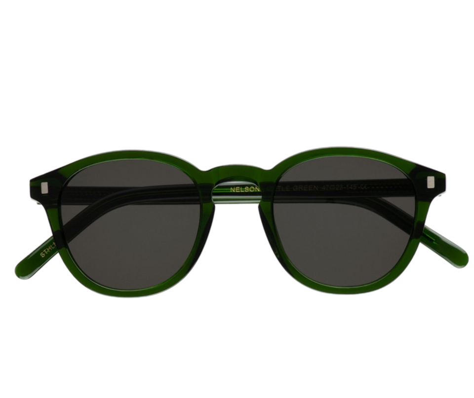 Nelson / Bottle Green Acetate & Grey Lens