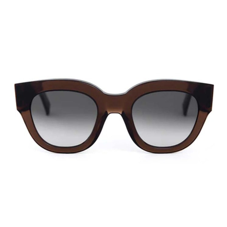 Cleo / Cola Acetate & Grey Gradient Lens