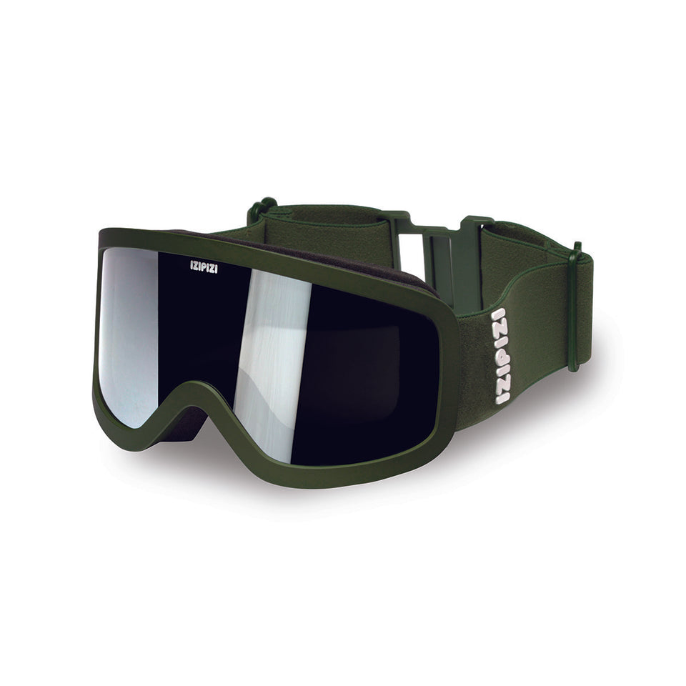 Ski Snowboard Goggles / Small / Khaki Green