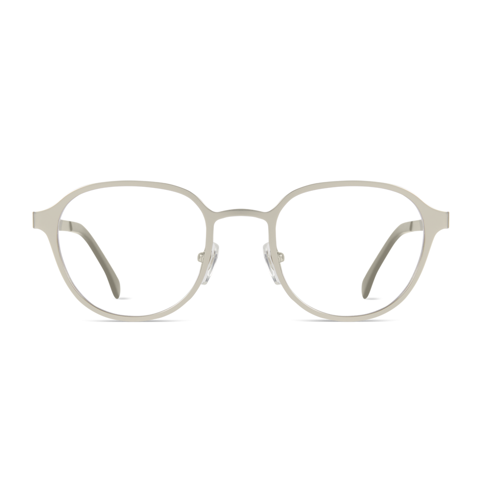 Levi Optical / Silver Metal & Blue-Light Lens