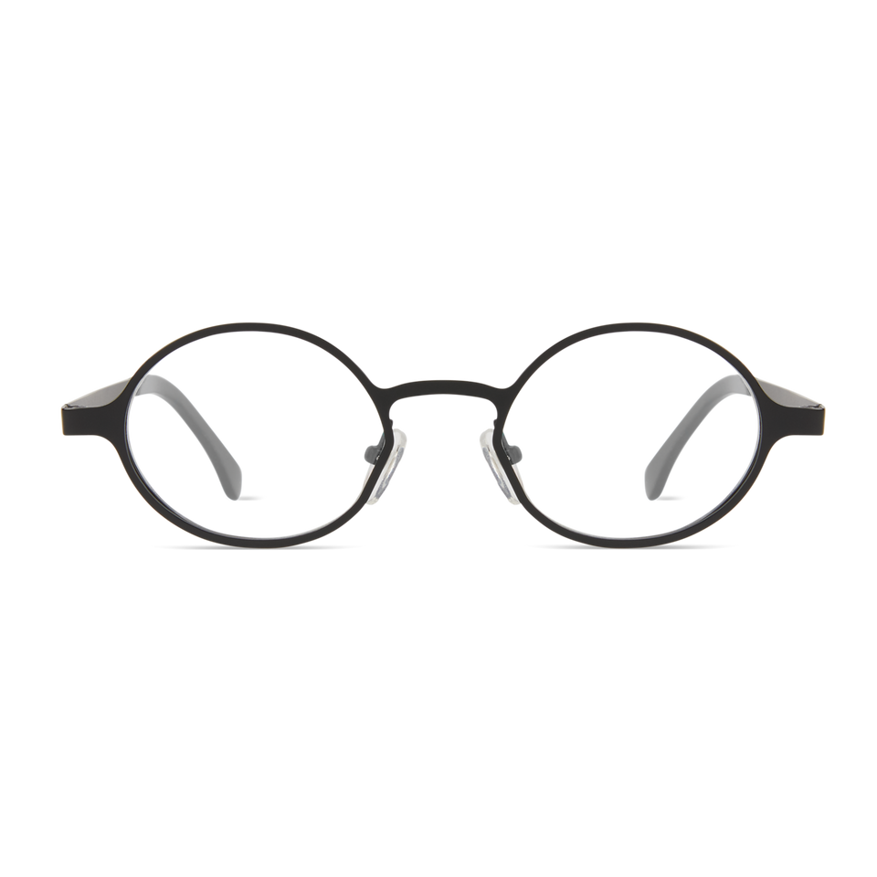 Quin Optical / Black Metal & Blue-Light Lens