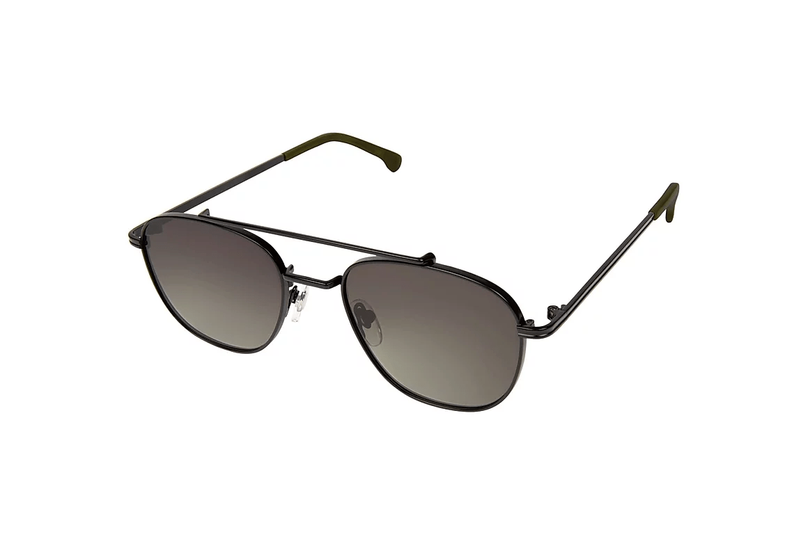 Alex / Black Green & Grey Gradient Lens - Shade Files