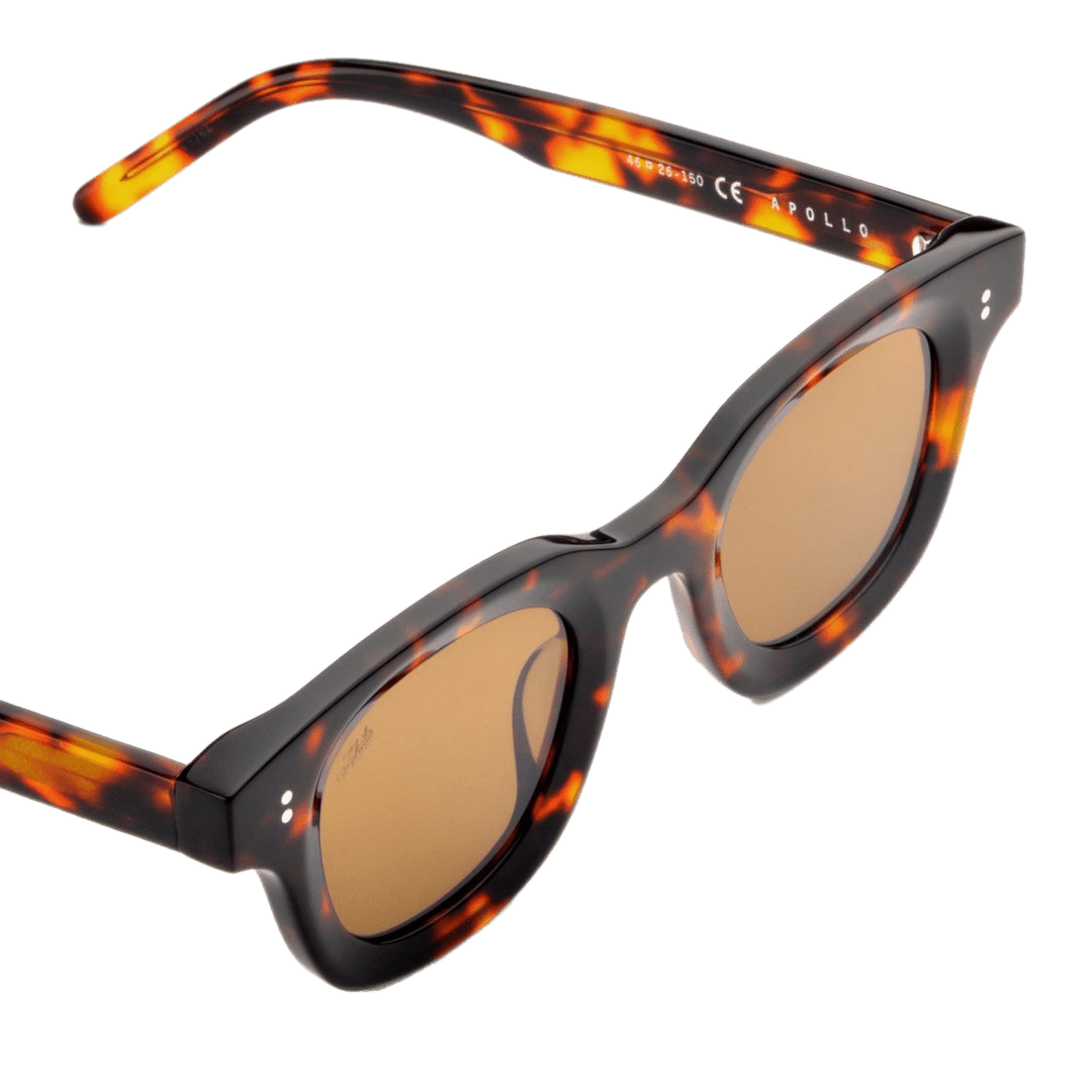 Apollo / Tortoise Acetate & Brown Lens - Shade Files