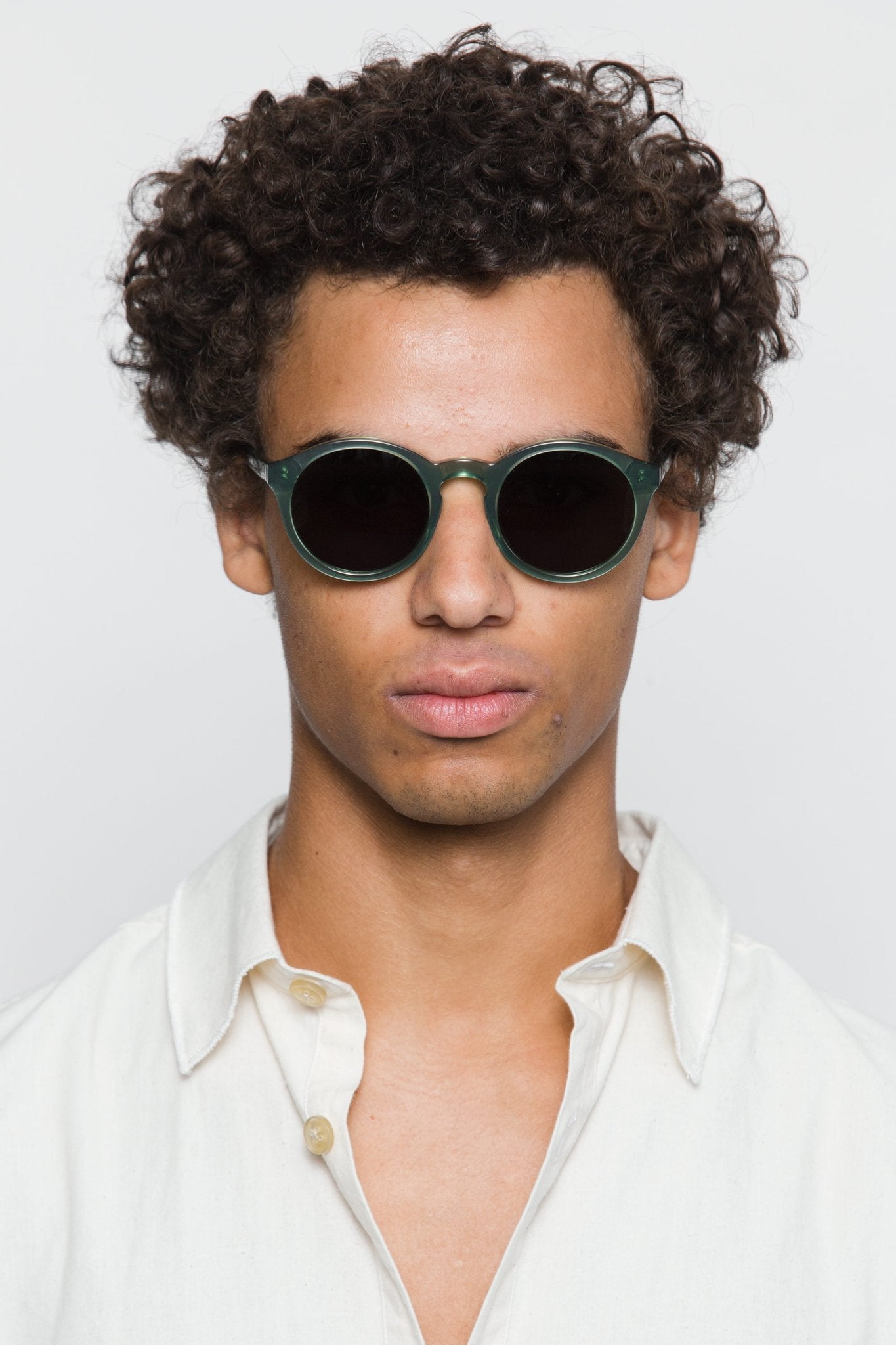 Barstow / Mint Green Acetate & Grey Lens - Shade Files