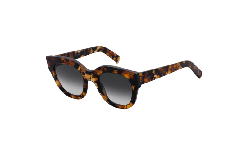 Cleo / Havana Acetate & Grey Gradient Lens - Shade Files