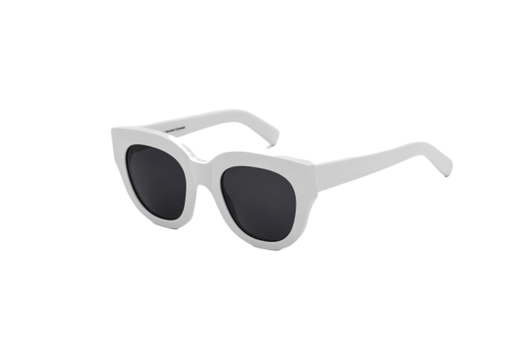 Cleo / White Acetate & Grey Lens - Shade Files