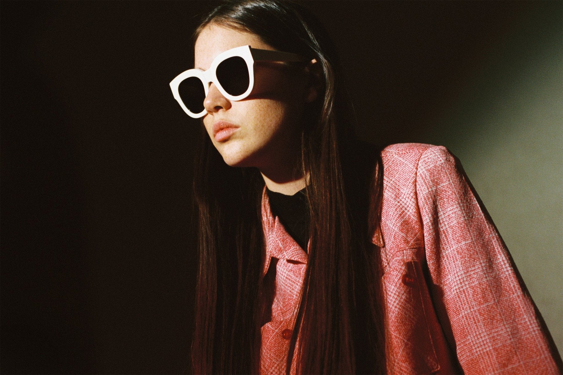 Cleo / White Acetate & Grey Lens - Shade Files