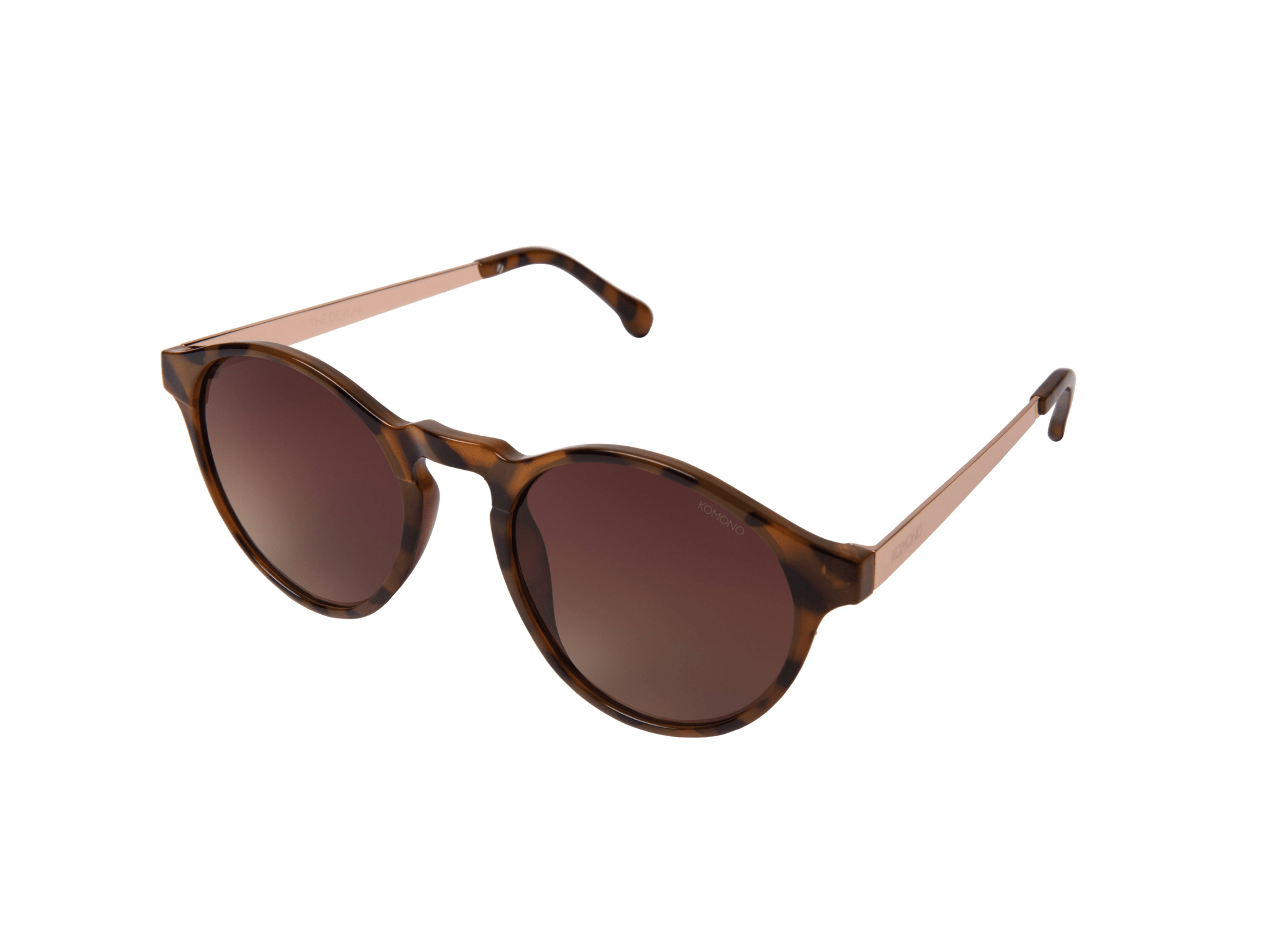 Devon / Metal Tortoise Rose Gold - Shade Files