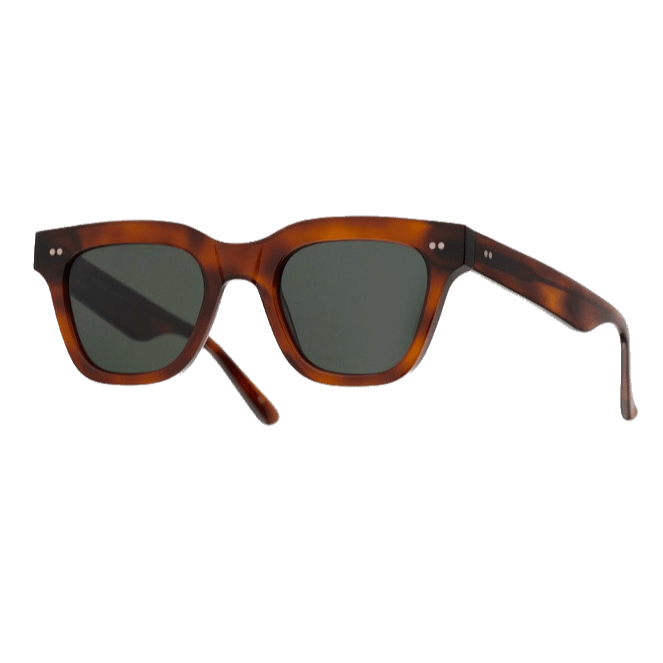 Ellis / Amber Acetate & Green Solid Lens - Shade Files
