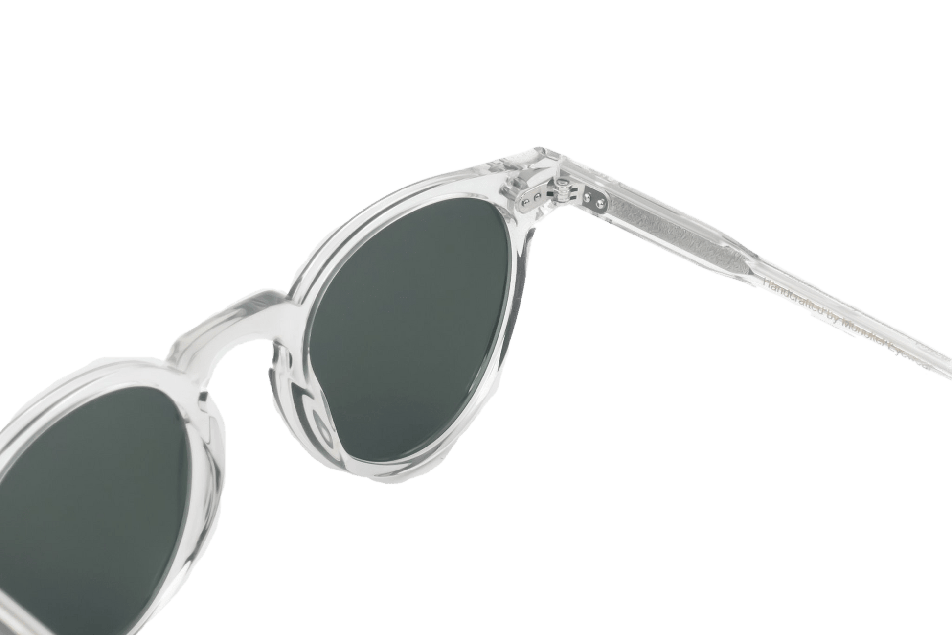 Forest / Crystal Acetate & Green Solid Lens - Shade Files