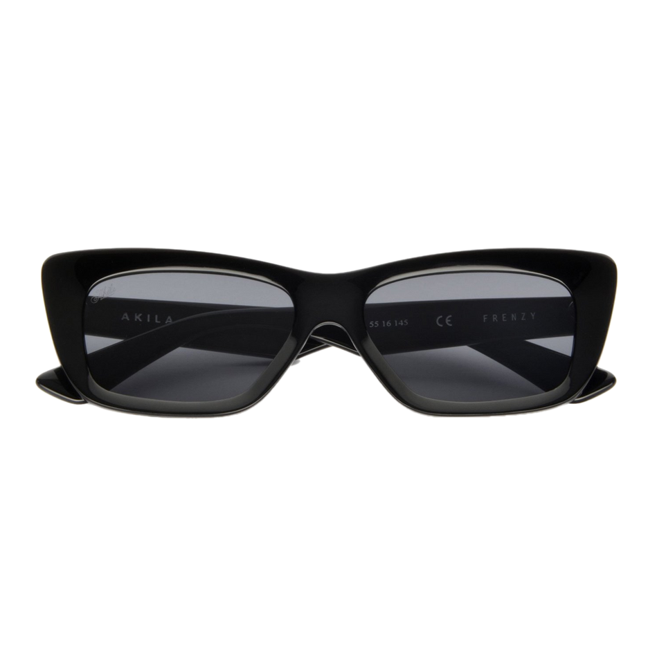 Frenzy / Black Acetate & Black Lens