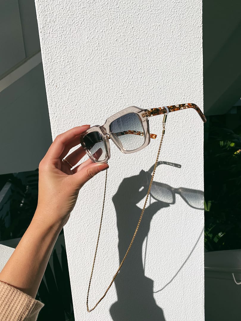 Gold Lanyard / Swarovski Crystal - Shade Files