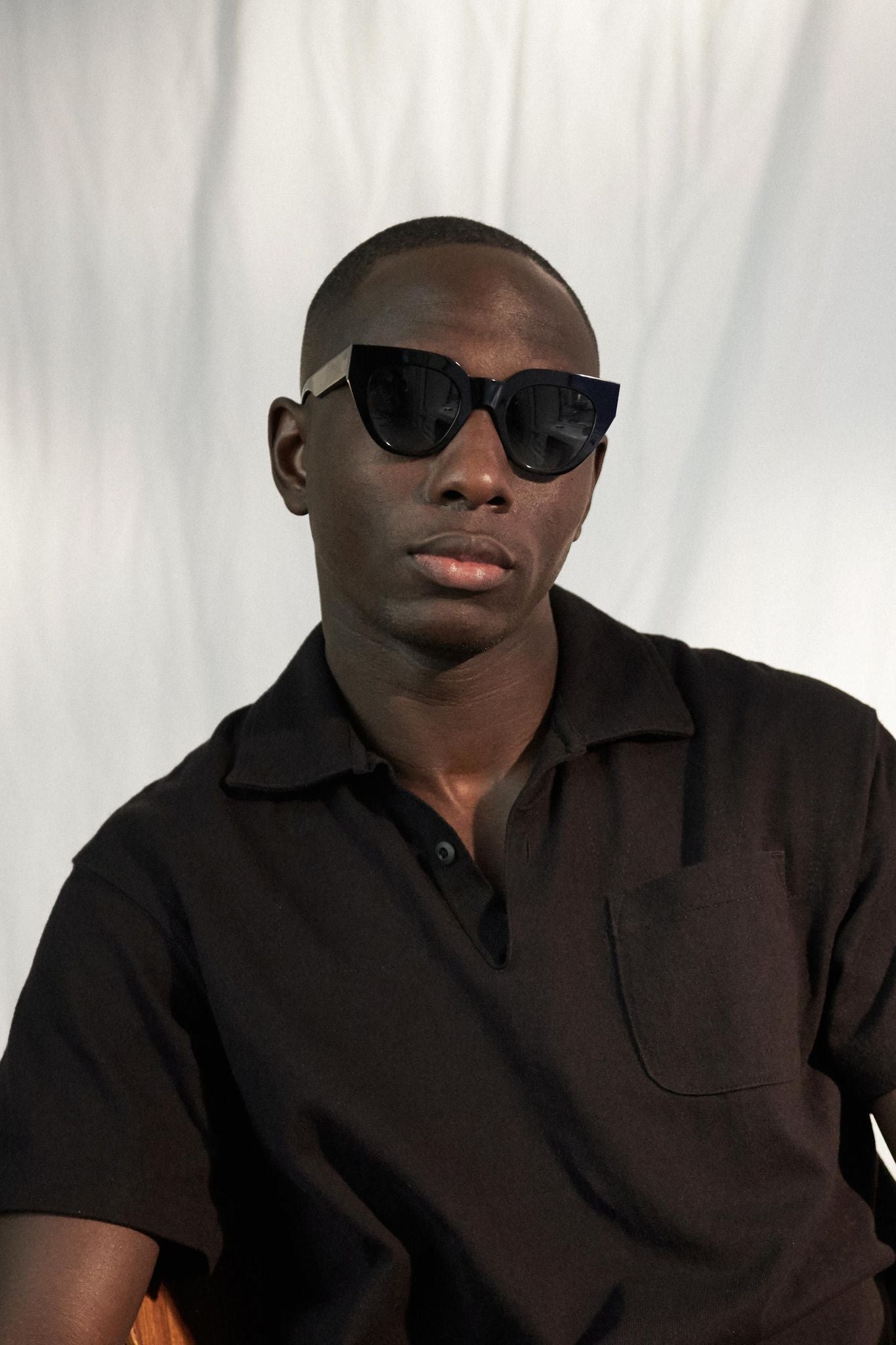 Hilma / Black Acetate & Grey Gradient Lens - Shade Files