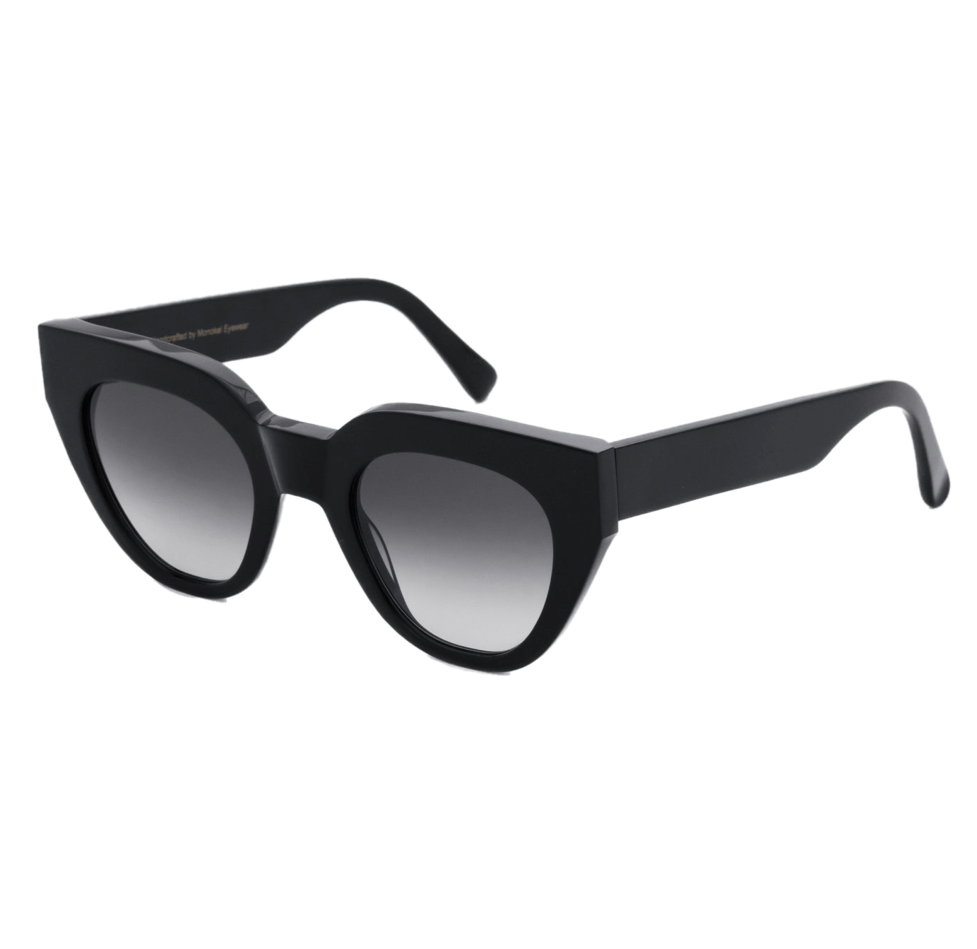 Hilma / Black Acetate & Grey Gradient Lens - Shade Files