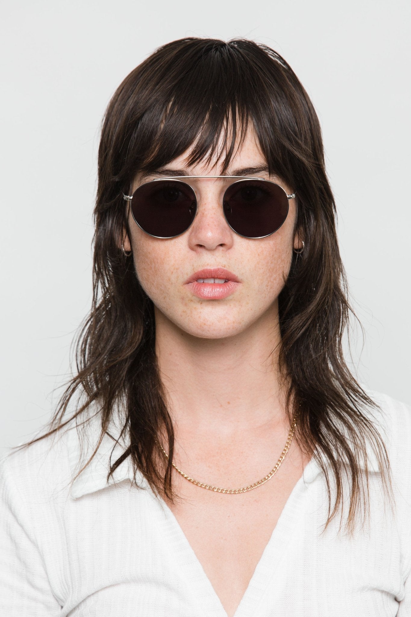 Iota / Silver Metal & Grey Lens - Shade Files