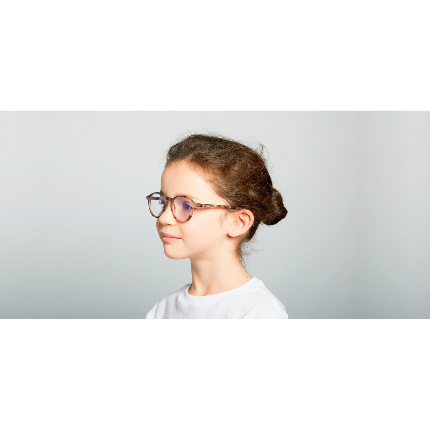 Junior Kids Blue Light Blocker Glasses / 3 - 10 Years / Style D / Blue Tortoise - Shade Files