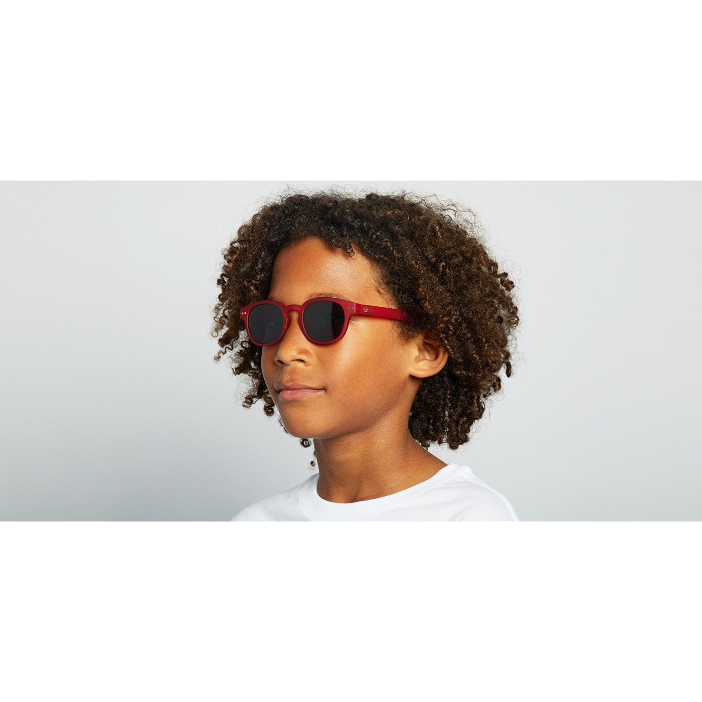 Junior Kids Sunglasses / 3 - 10 Years / Style C / Red - Shade Files