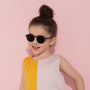 Junior Kids Sunglasses / 3 - 10 Years / Style D / Black - Shade Files