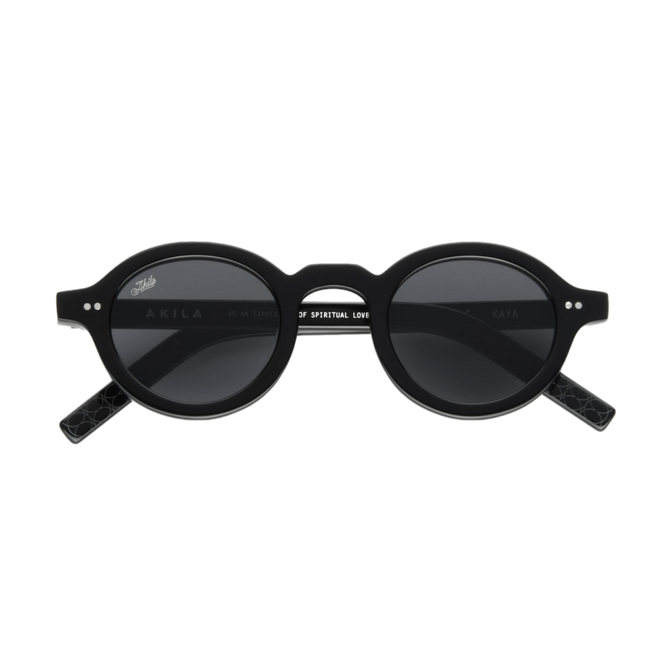 Kaya / Black Acetate & Black Lens