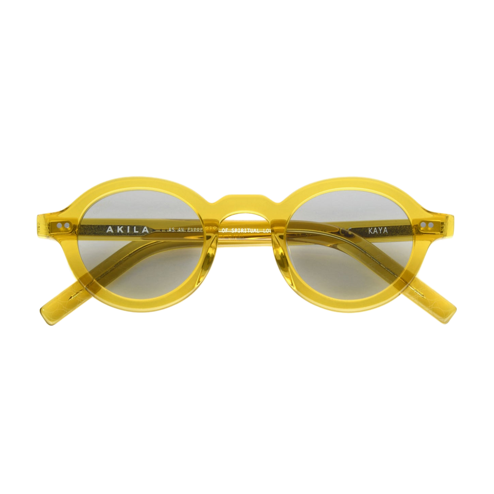 Kaya / Yellow Acetate & Grey Lens