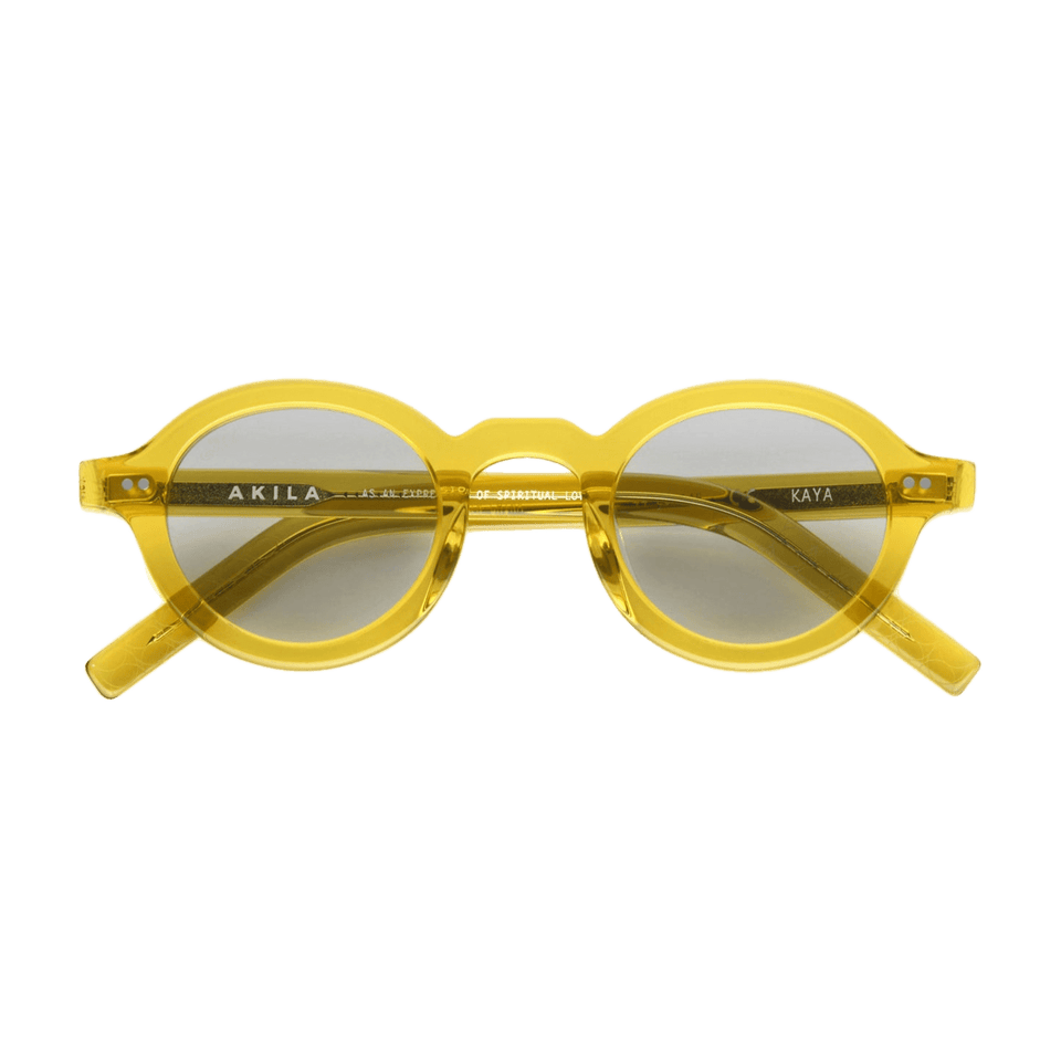 Kaya / Yellow Acetate & Grey Lens