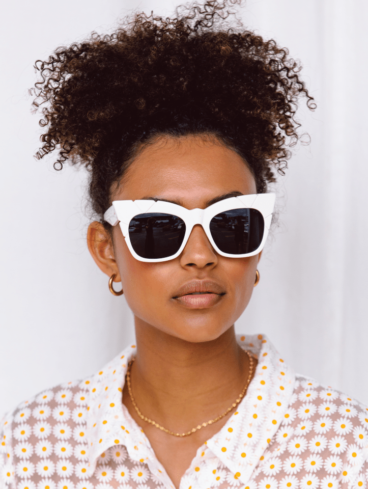 Kohl & Kaftan / White & Graphite Blue Lens - Shade Files