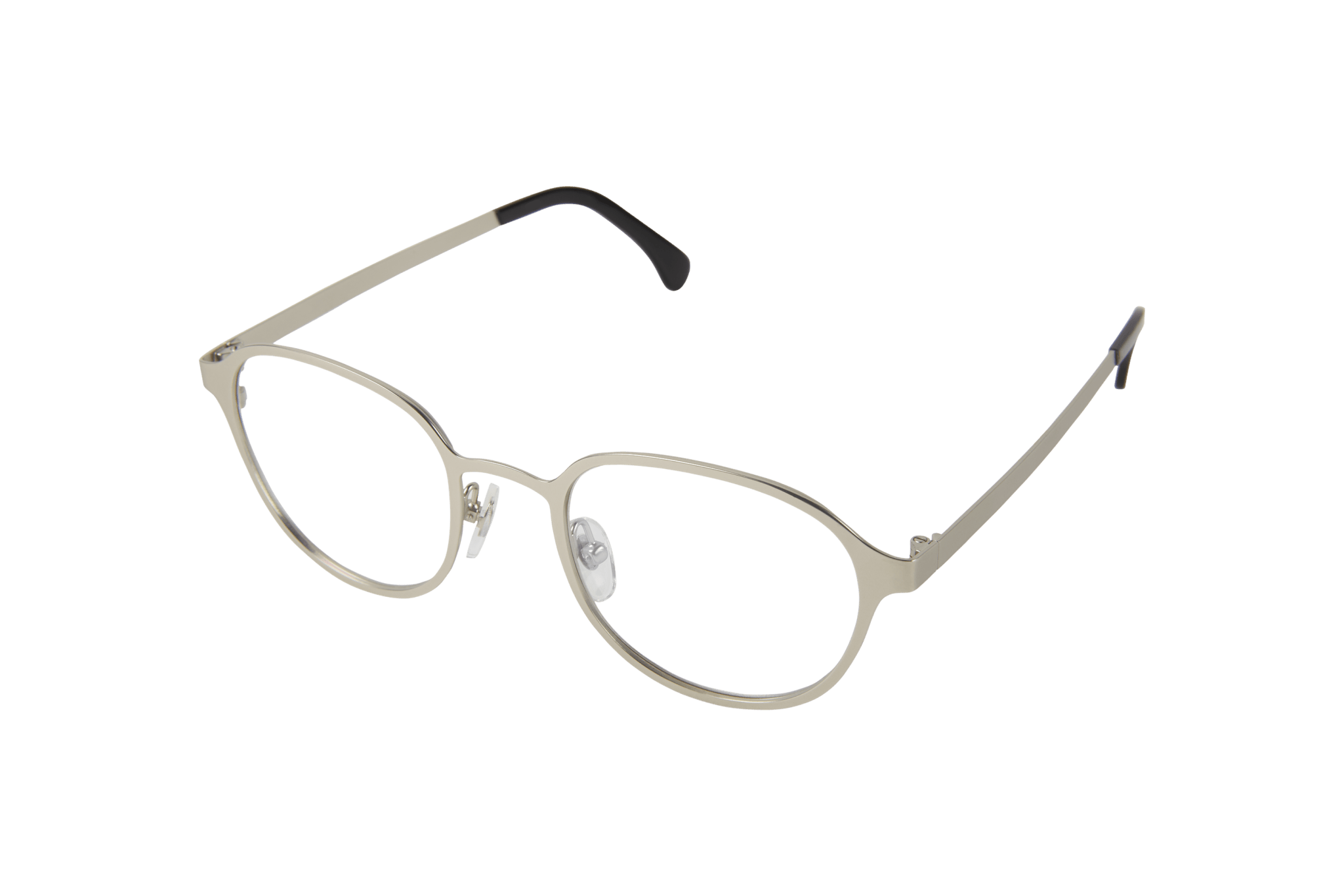 Levi Optical / Silver Metal & Blue - Light Lens - Shade Files