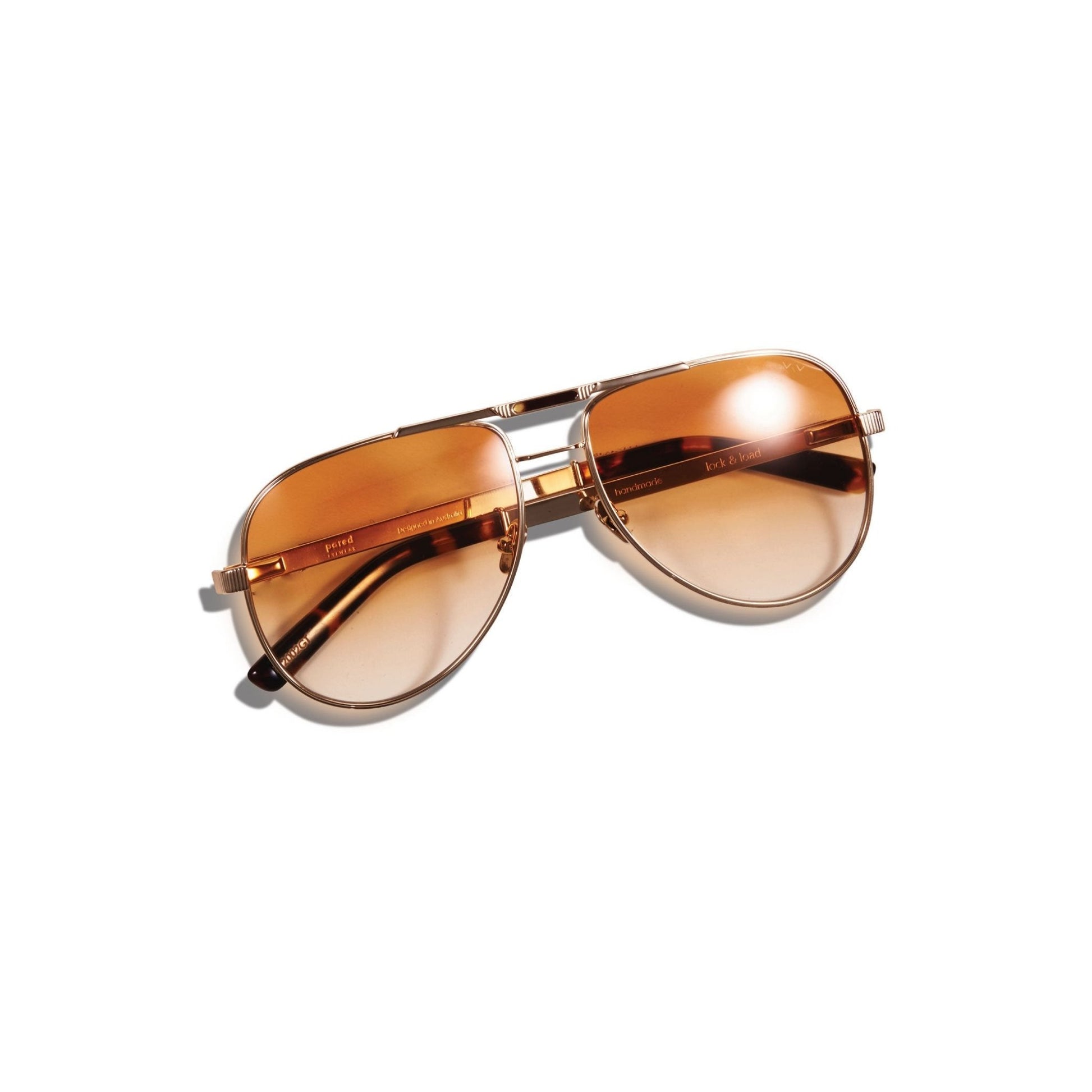 Lock & Load / Gold Tortoise & Terracotta Gradient Lens - Shade Files