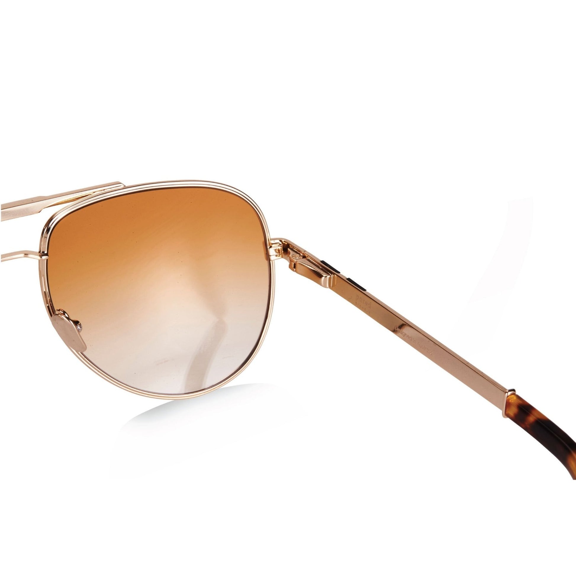 Lock & Load / Gold Tortoise & Terracotta Gradient Lens - Shade Files