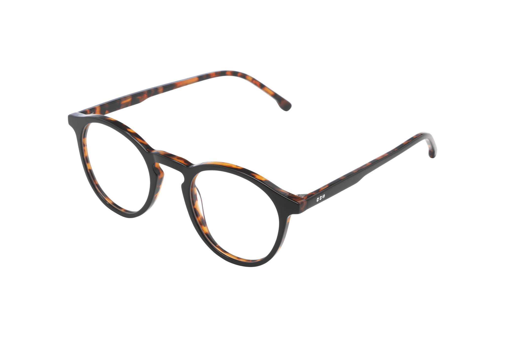 Martin Optical / Black Tortoise Acetate & Blue - Light Lens - Shade Files