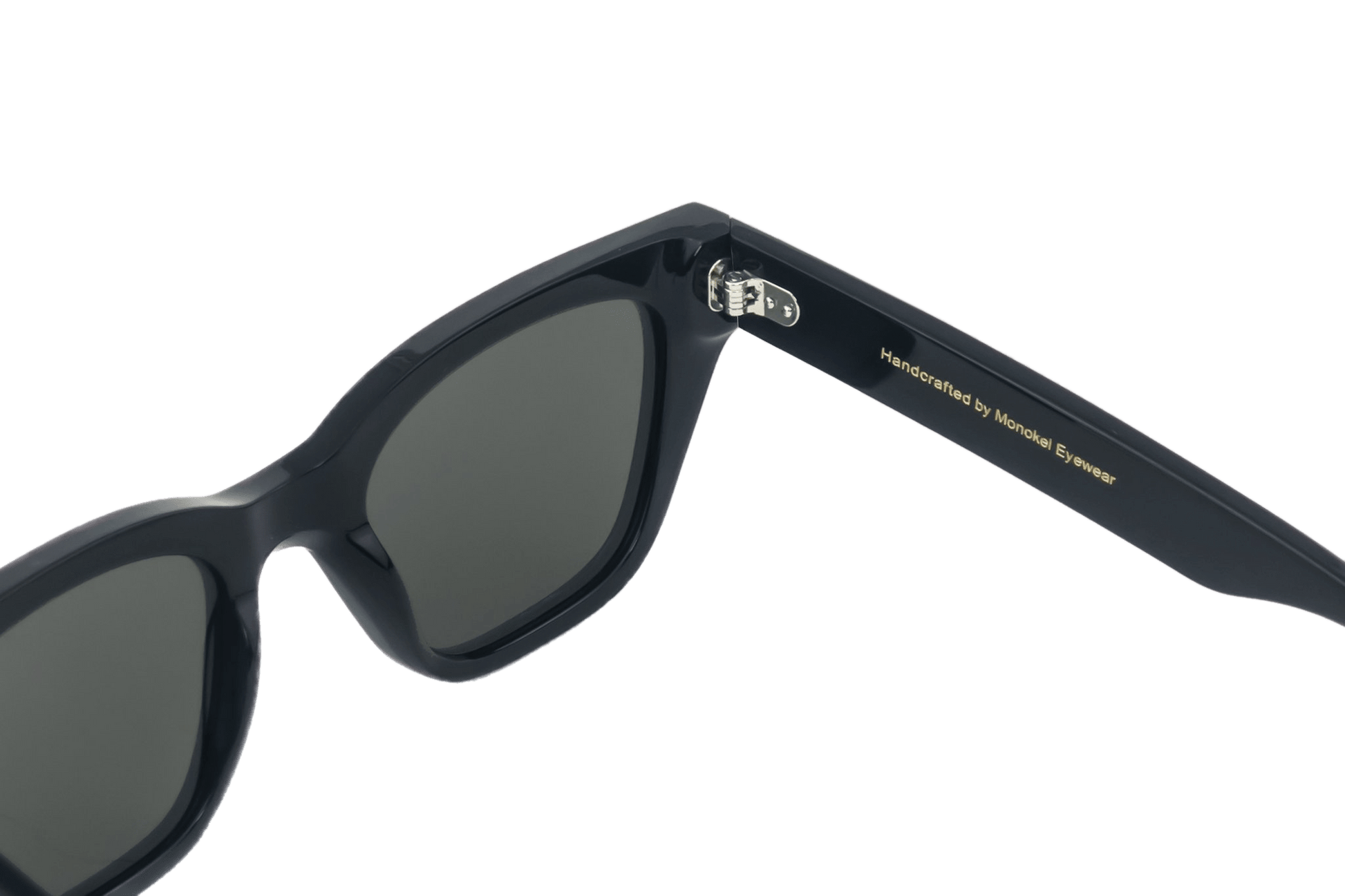 Memphis / Black Acetate & Green Solid Lens - Shade Files