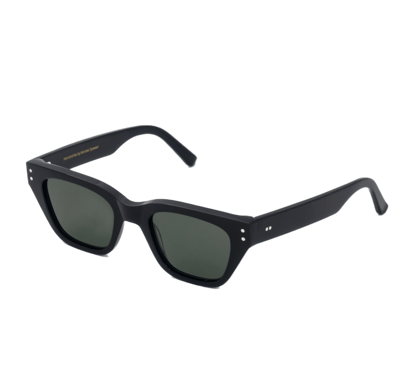 Memphis / Black Acetate & Green Solid Lens - Shade Files