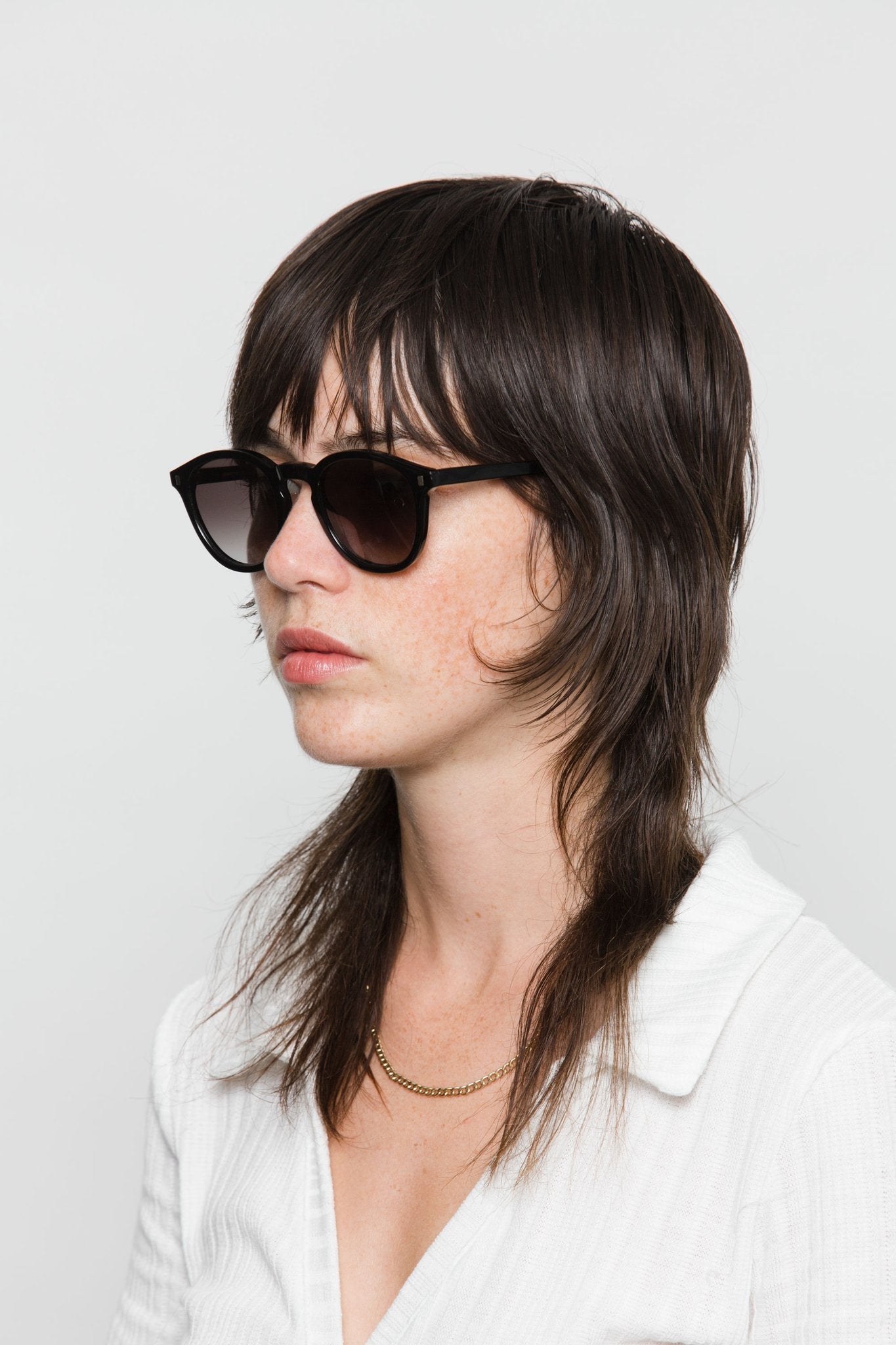 Nelson / Black Acetate & Grey Gradient Lens - Shade Files