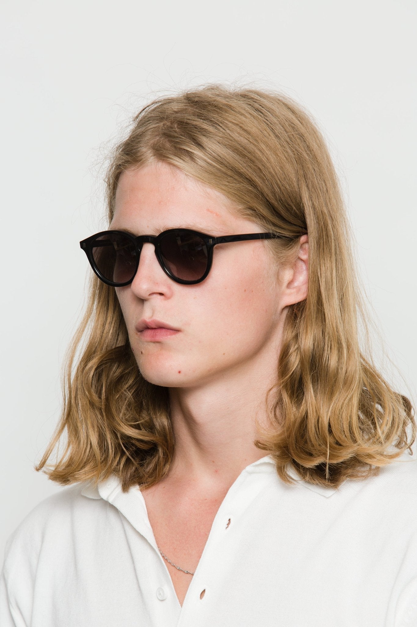 Nelson / Black Acetate & Grey Gradient Lens - Shade Files