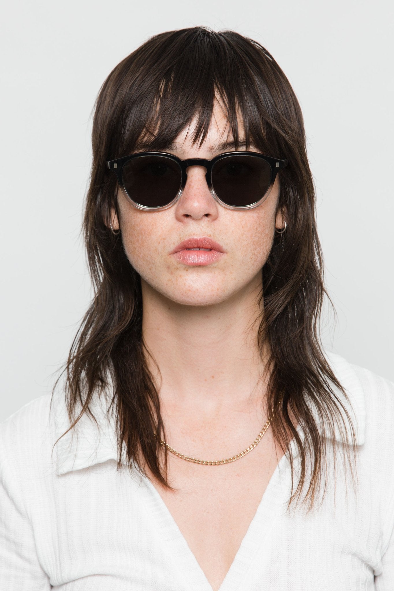 Nelson / Black Crystal Acetate & Grey Lens - Shade Files