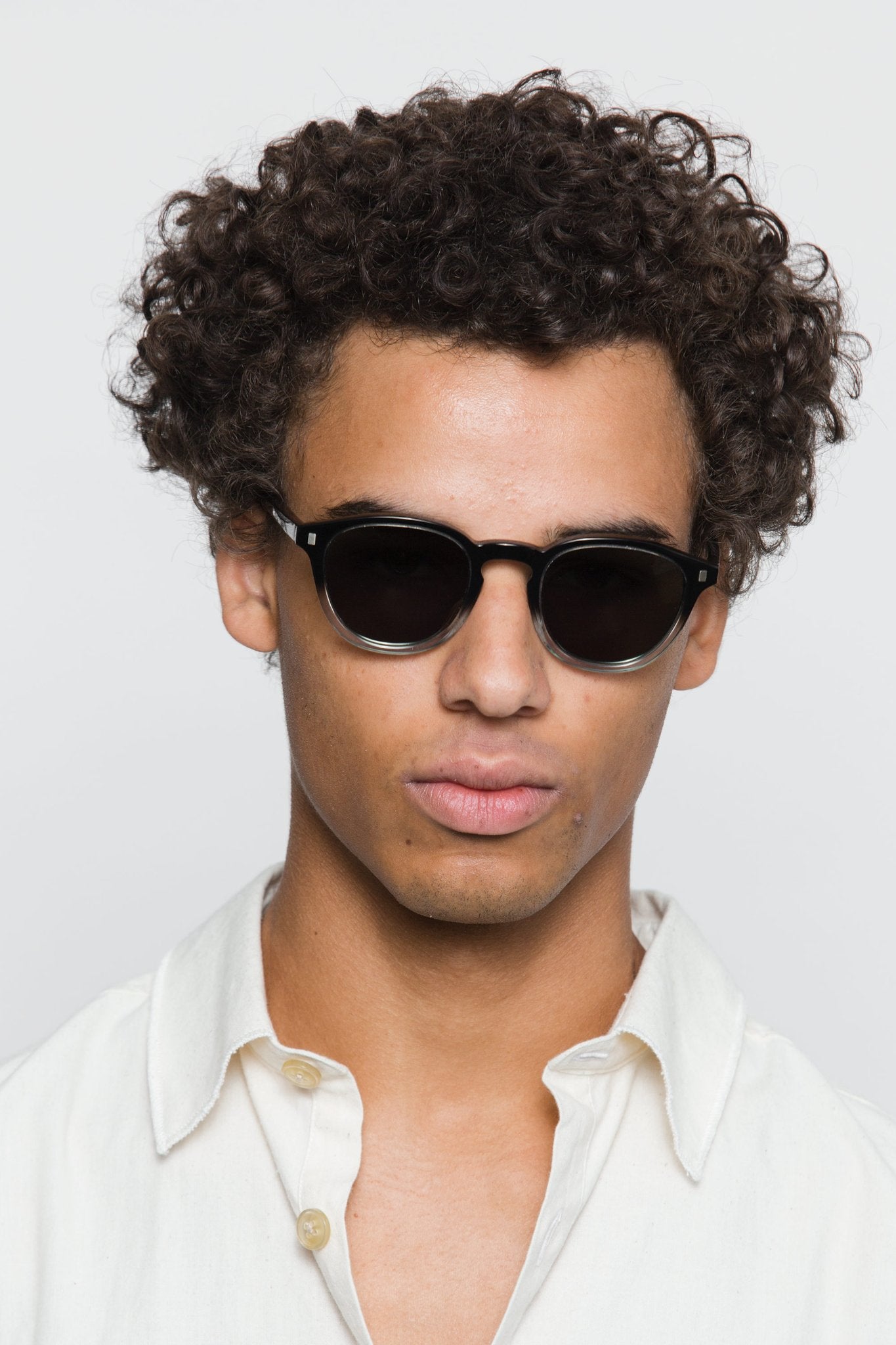 Nelson / Black Crystal Acetate & Grey Lens - Shade Files