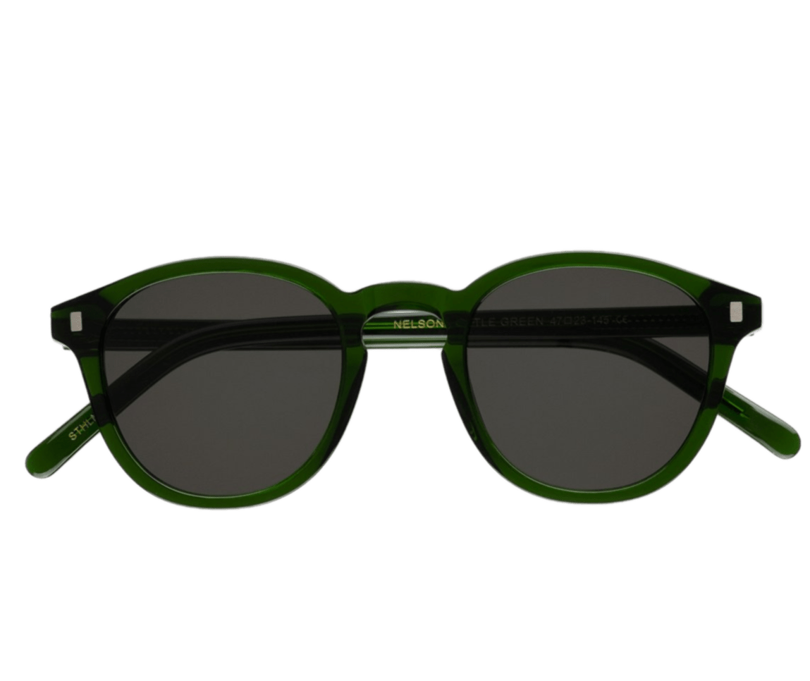 Nelson / Bottle Green Acetate & Grey Lens - Shade Files
