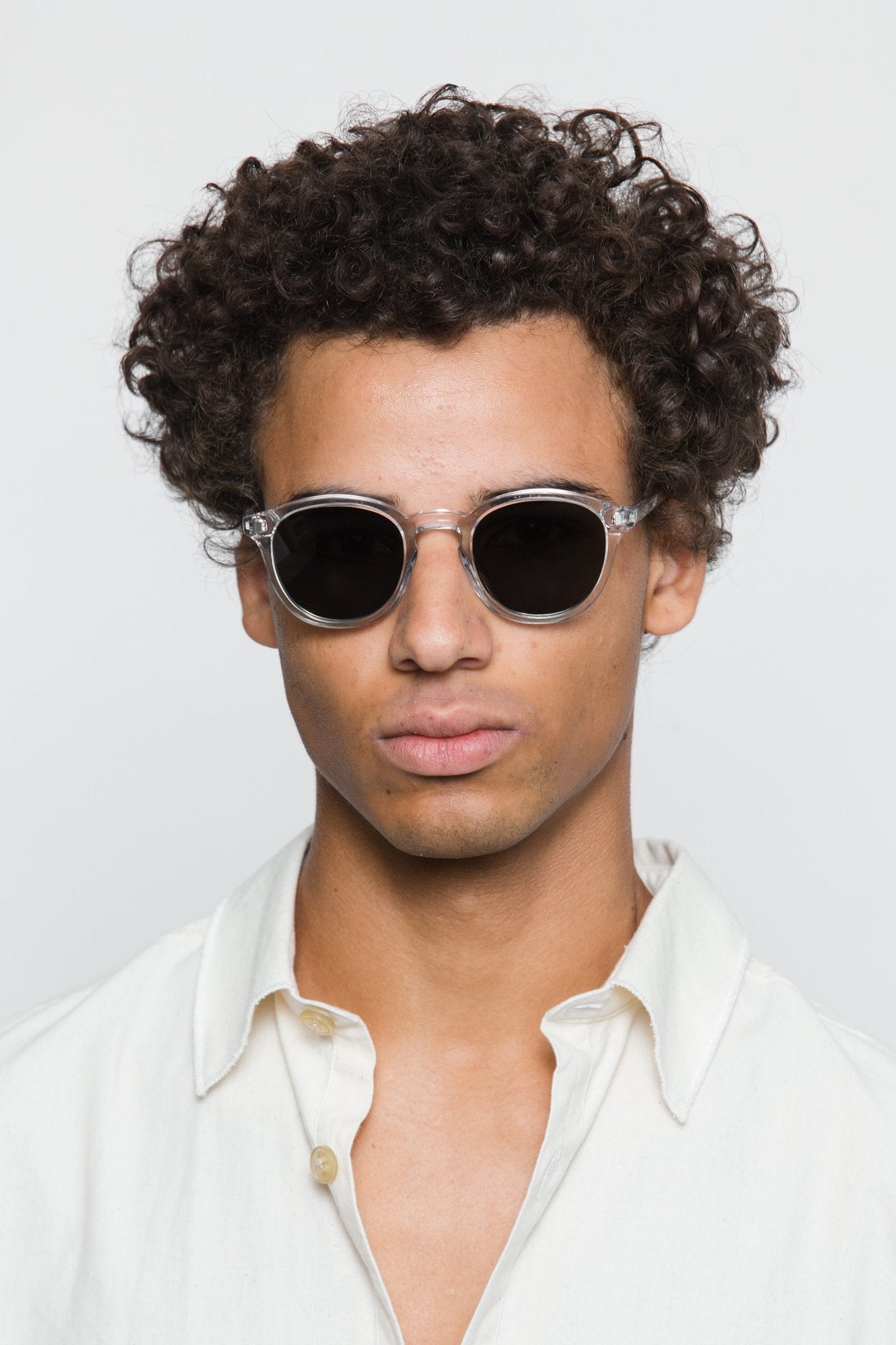 Nelson / Crystal Acetate & Grey Lens - Shade Files