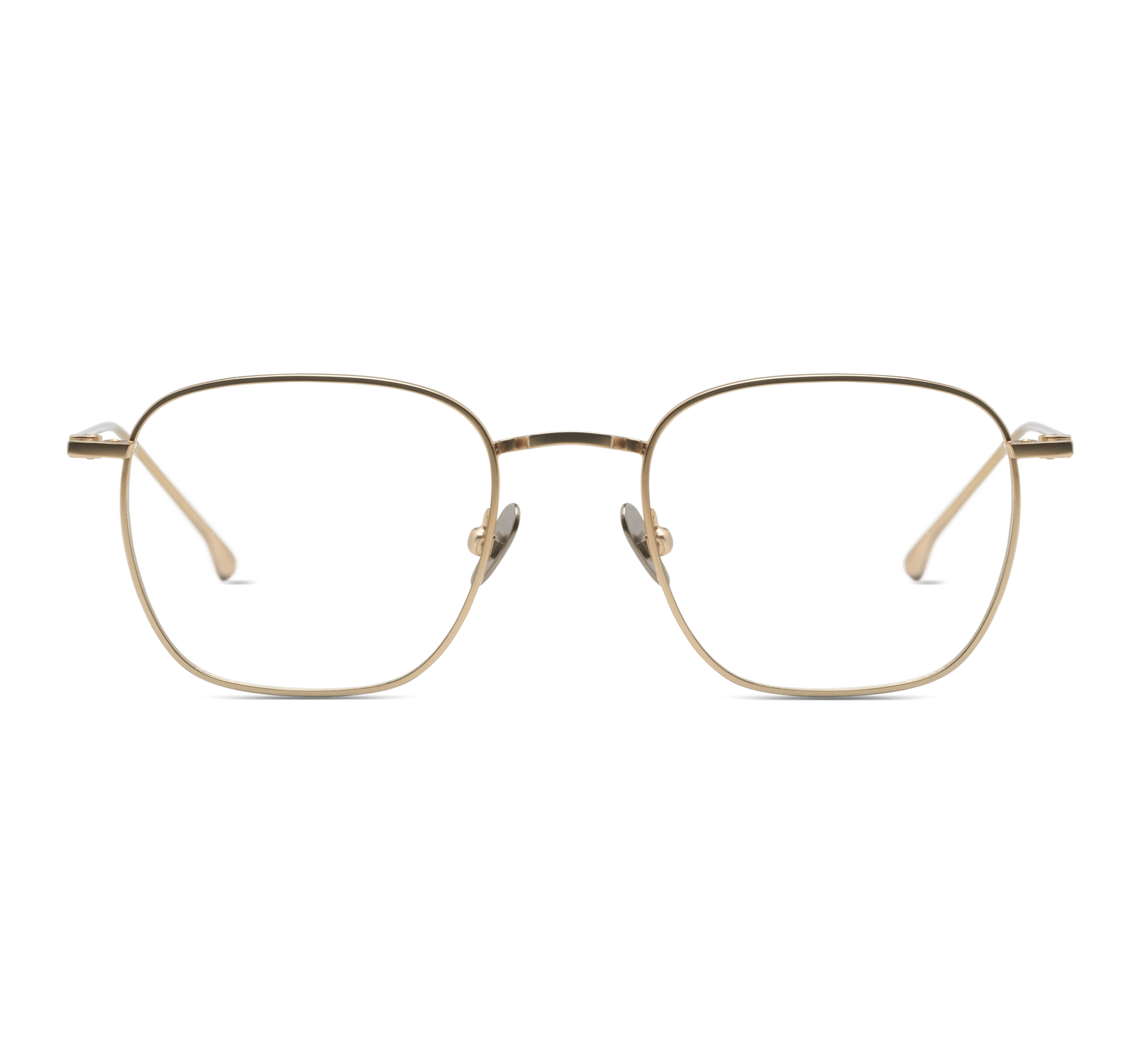 Oscar Slim Optical / White Gold Metal & Blue - Light Lens - Shade Files