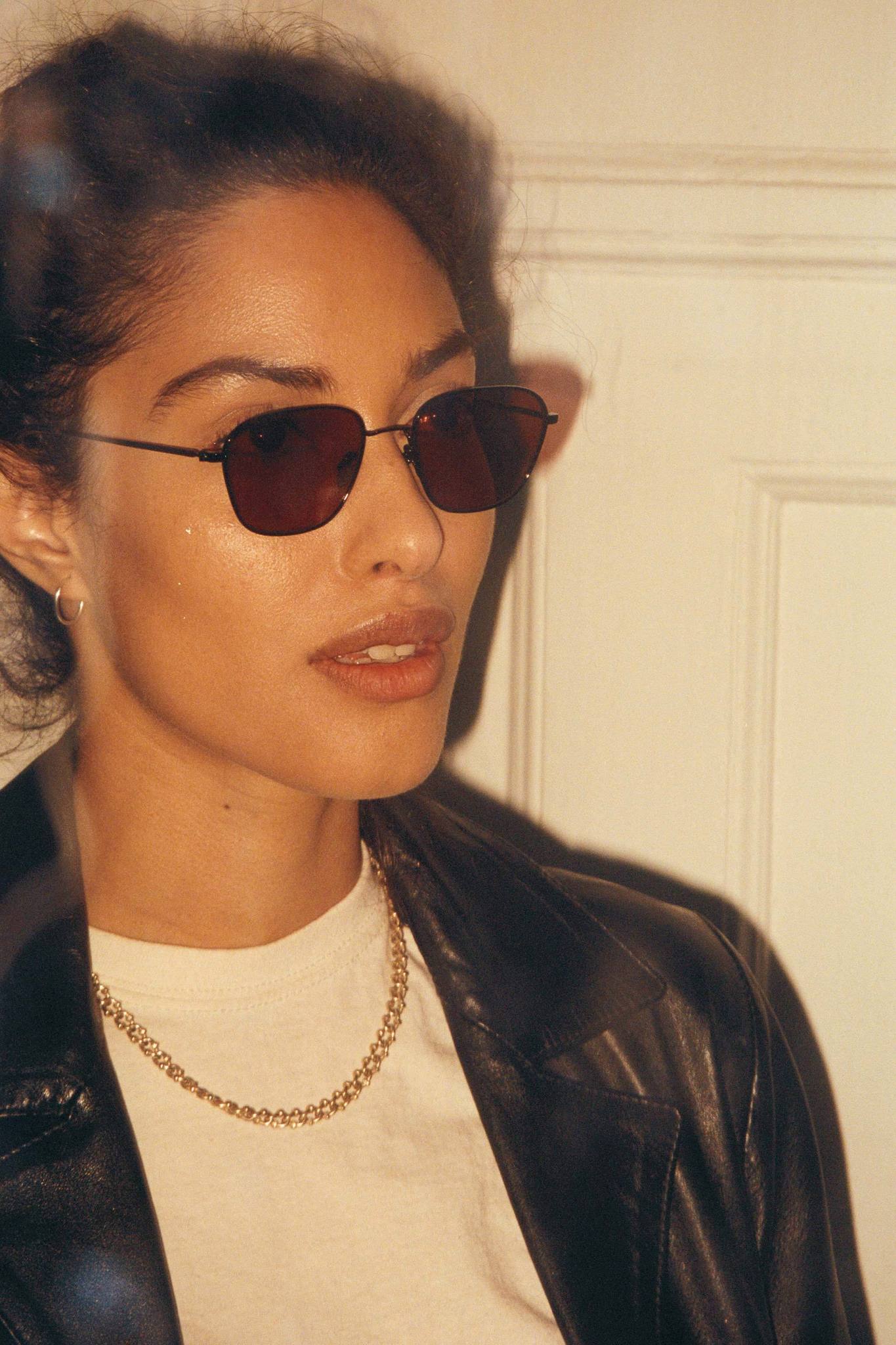 Otis / Black Metal & Crimson Pink Lens - Shade Files