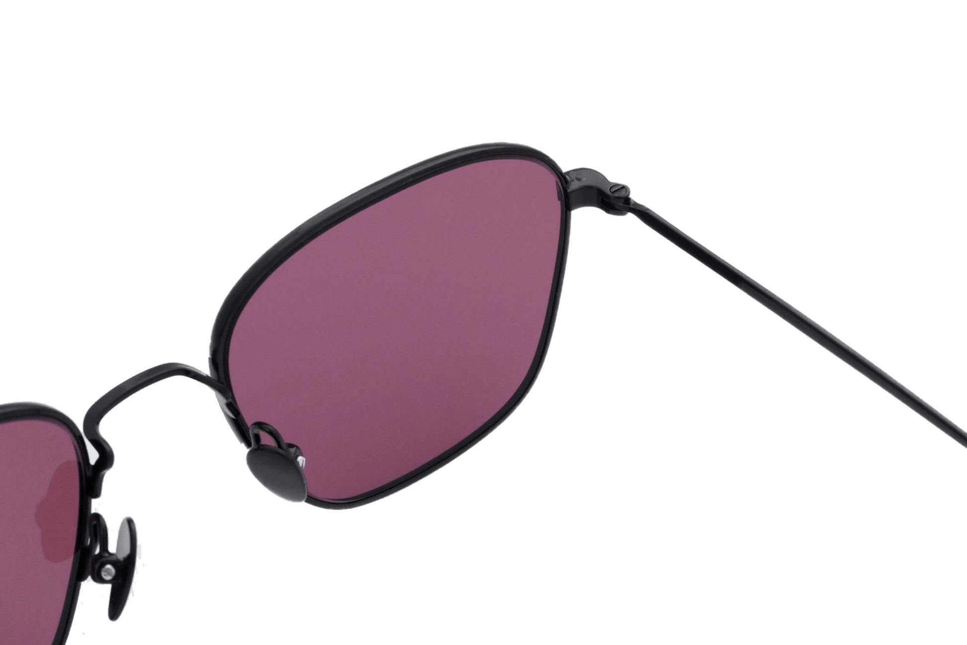 Otis / Black Metal & Crimson Pink Lens - Shade Files