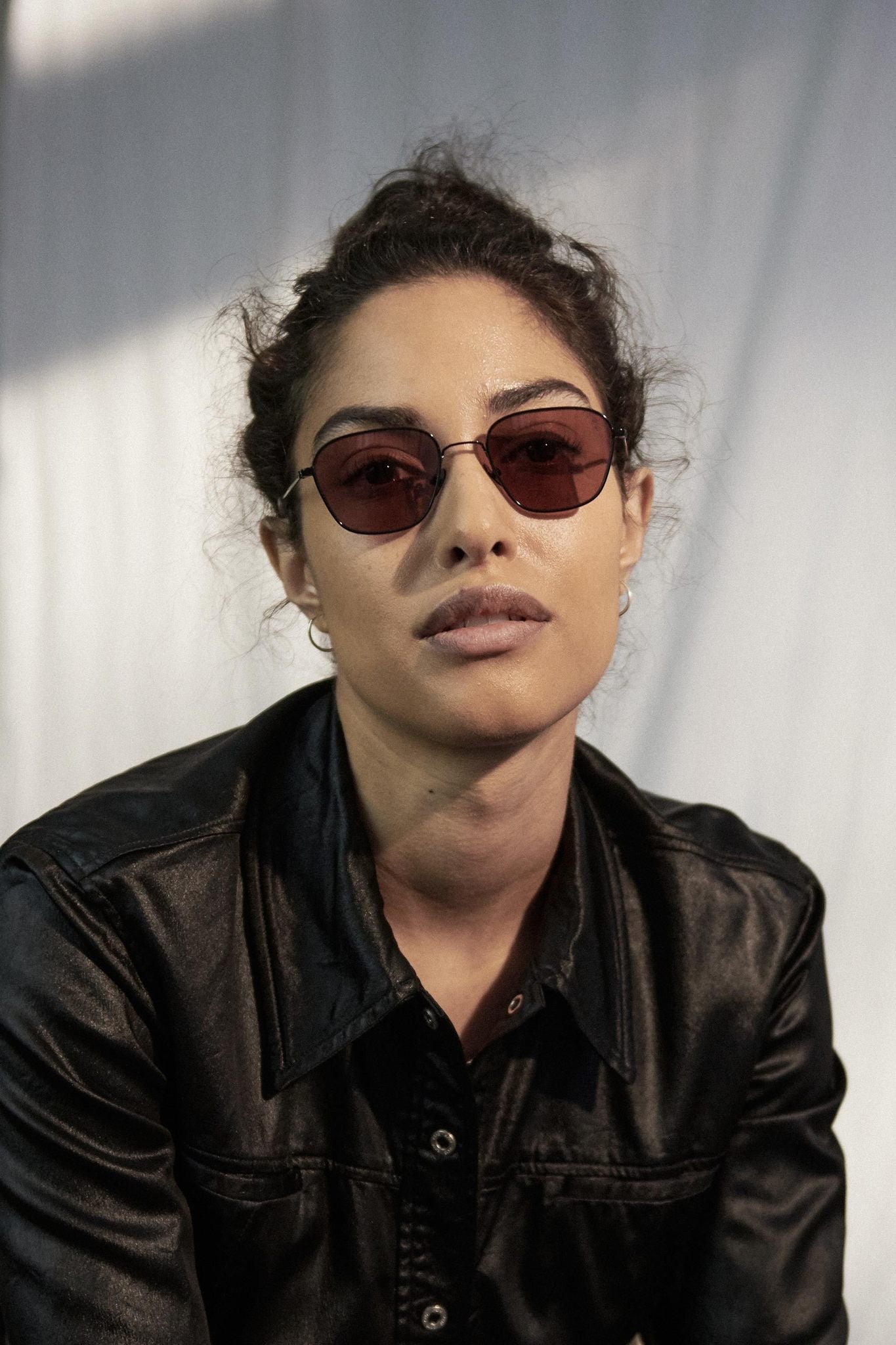 Otis / Black Metal & Crimson Pink Lens - Shade Files