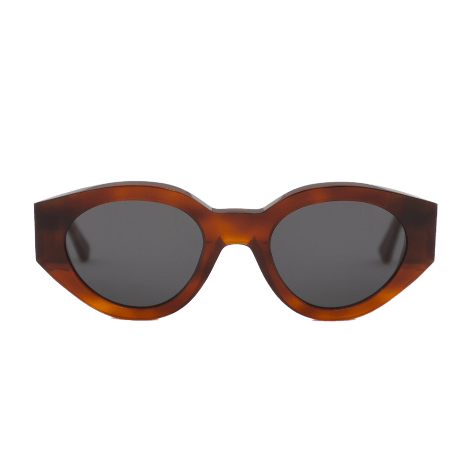 Polly / Amber Acetate & Grey Lens