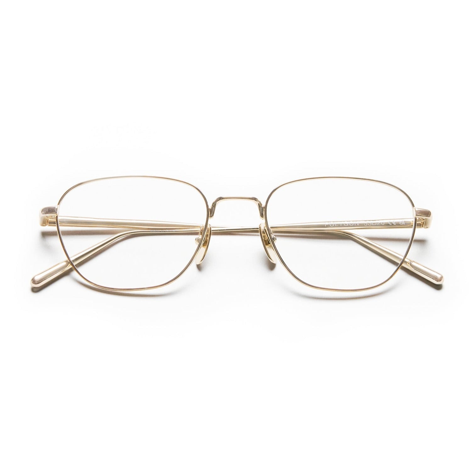 Polygon Steel Optical / Gold & Clear Lens - Shade Files
