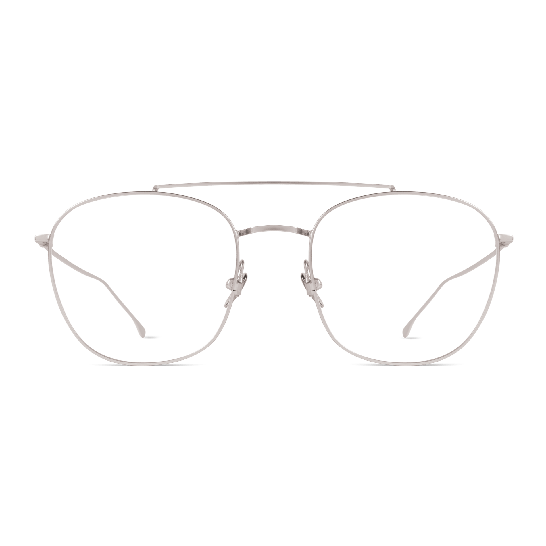 Raphael Optical / Silver Metal & Blue - Light Lens - Shade Files