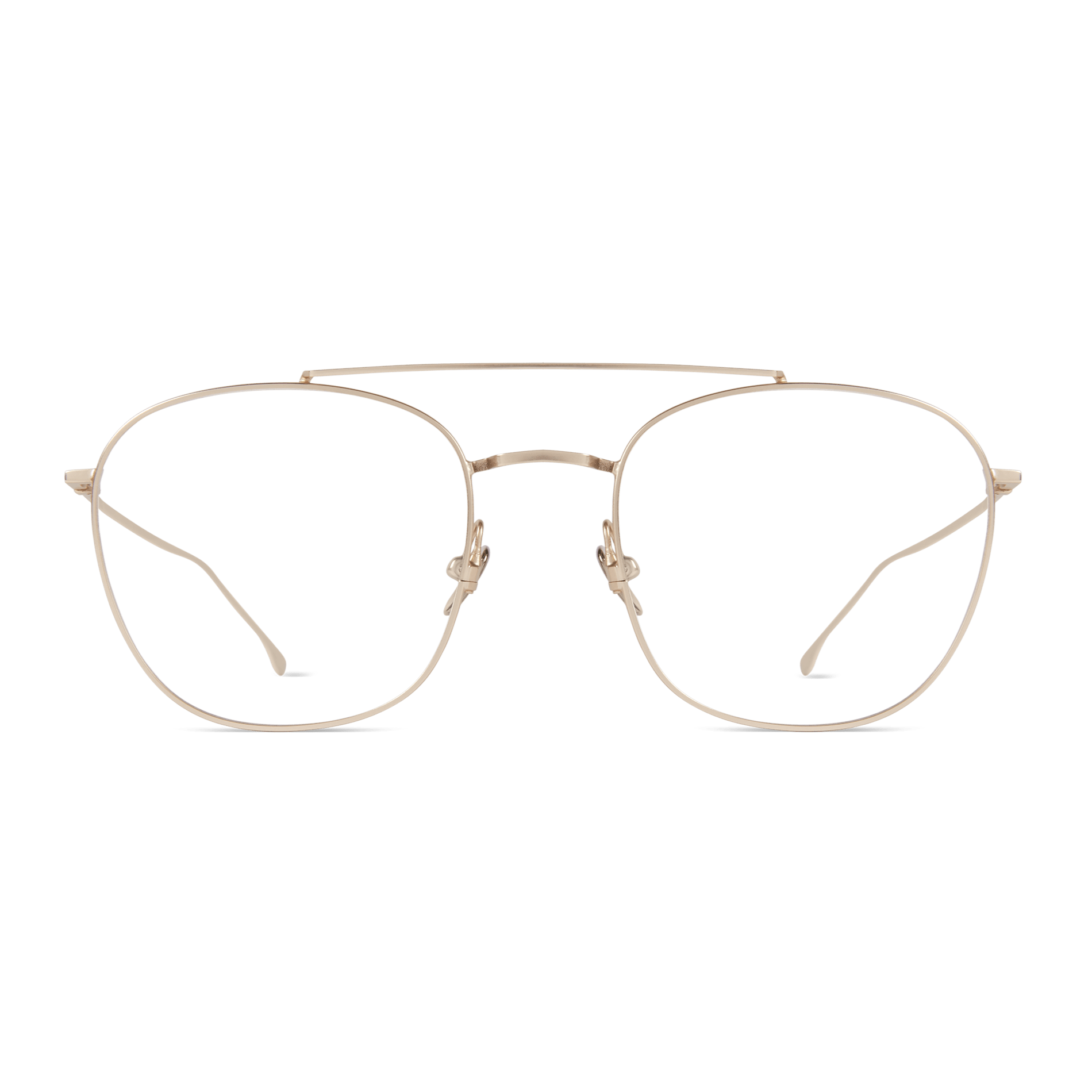 Raphael Optical / White Gold Metal & Blue - Light Lens - Shade Files