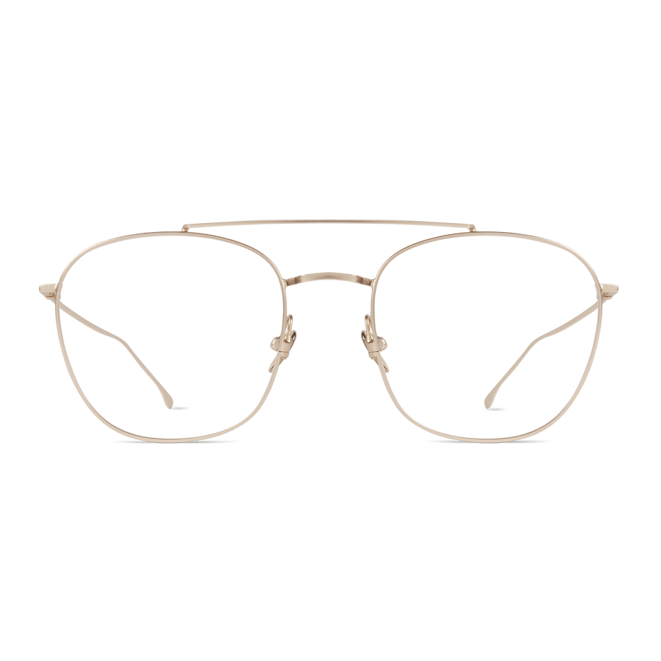 Raphael Optical / White Gold Metal & Blue-Light Lens