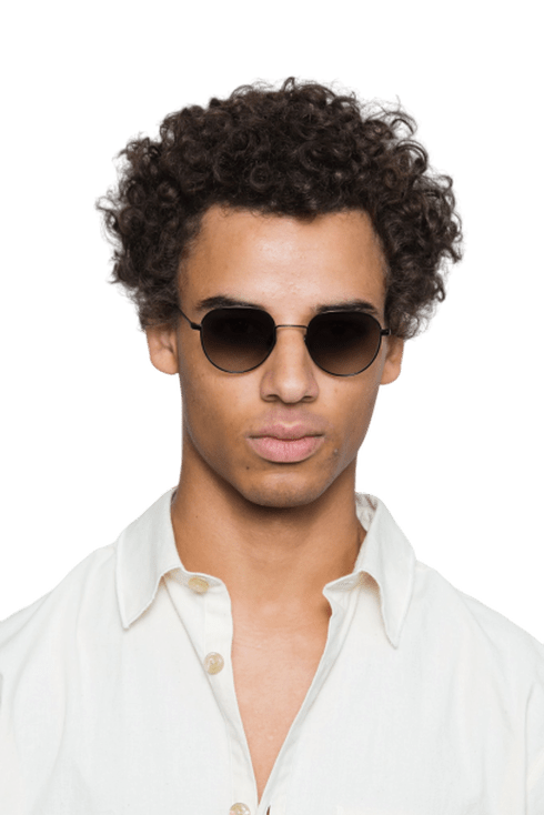 Rio / Black Metal & Grey Gradient Lens - Shade Files